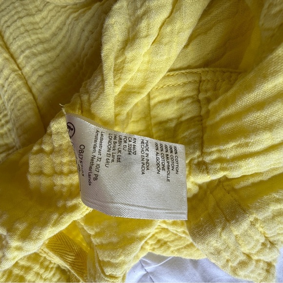 Free People Izzy Cargo Double Cotton Gauze Button Down Shirt Oversized Small - Picture 4 of 8